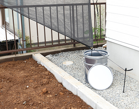 雨水をためてみよう